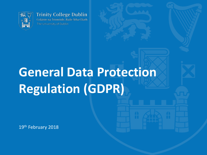 general data protection