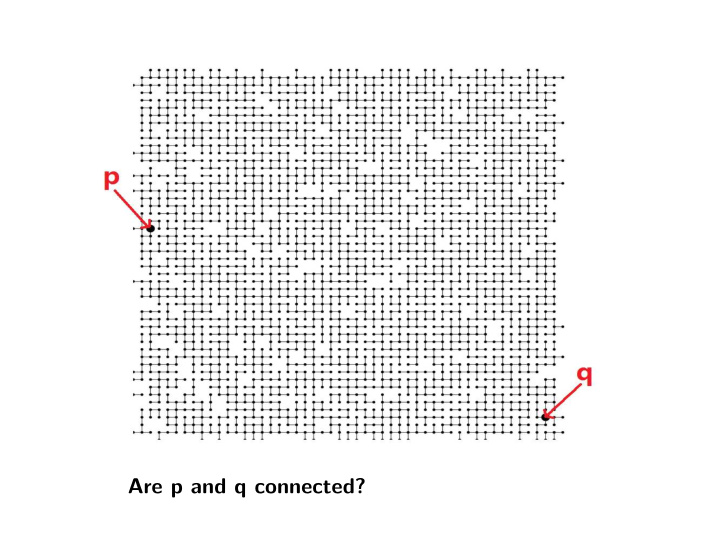 are p and q connected network connectivity