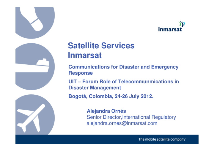 satellite services inmarsat