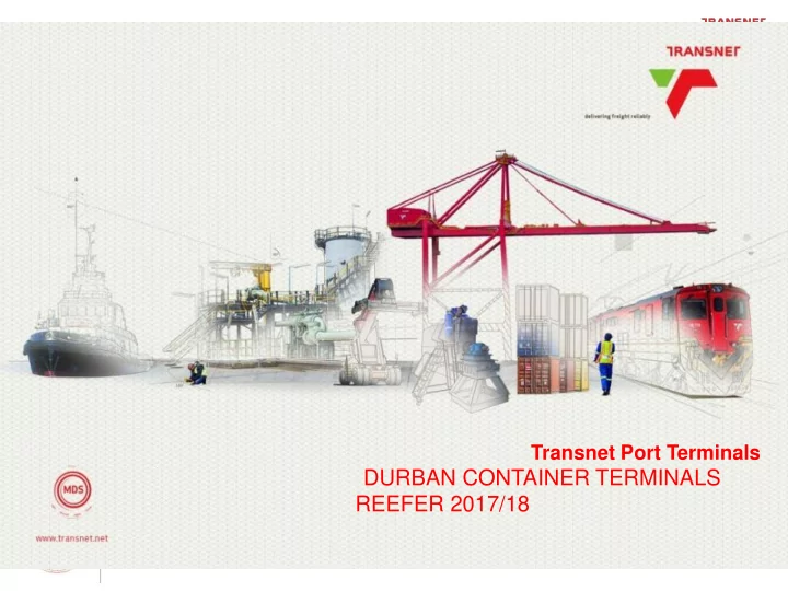 durban container terminals reefer 2017 18 content
