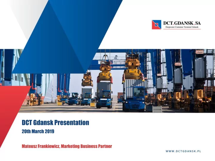 dct gdansk presentation