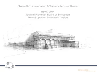 Plymouth Transportation &amp; Visitors Services Center  May 6, 2014  Town of Plymouth Board of