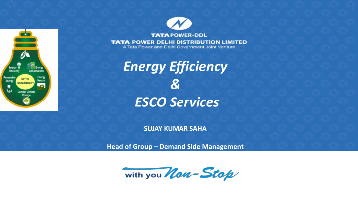 energy efficiency esco services
