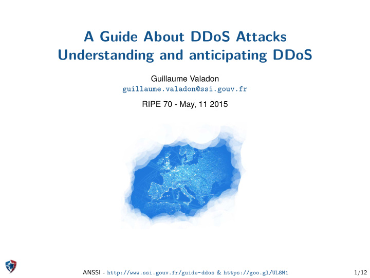 a guide about ddos attacks understanding and anticipating
