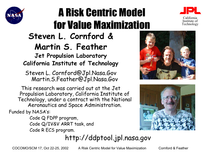 a risk centric model