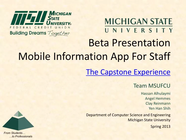 beta presentation