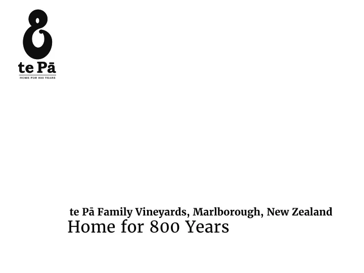 home for 800 years heritage family new growth from