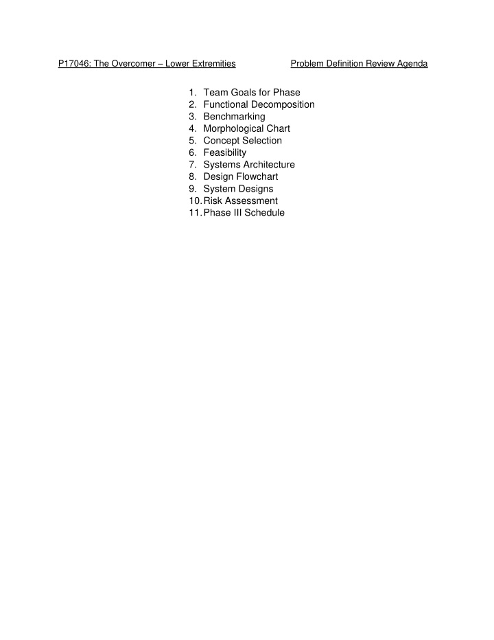 1 team goals for phase 2 functional decomposition 3