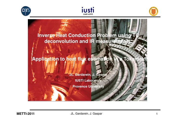 inverse heat conduction problem using tc deconvolution