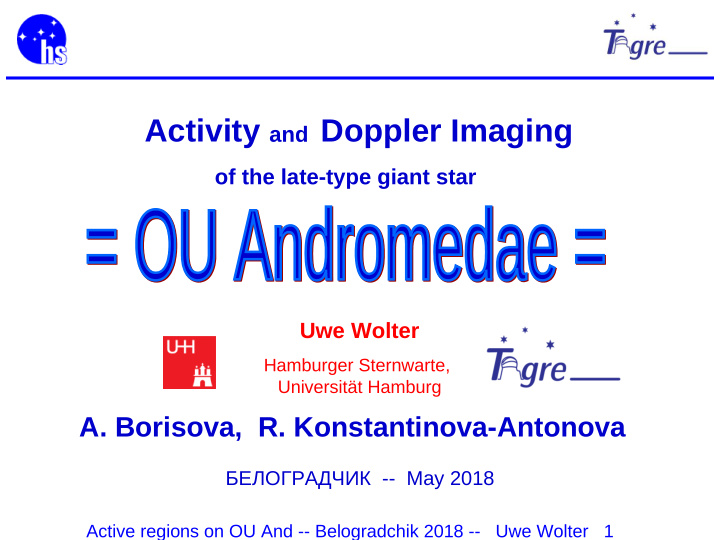 activity and doppler imaging