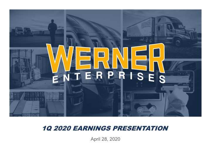 1q 2020 earnings presentation