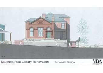 1 of 14  Renovation Highlights   Open floor plan   More welcoming and open local history room