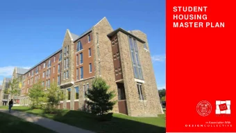 STUDENT  HOUSING  MASTER PLAN  in Association With S u b jEc T Sub Title  CORNELLS  RESIDENTIAL