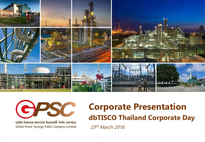 corporate presentation