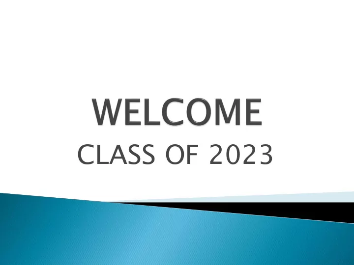 class of 2023