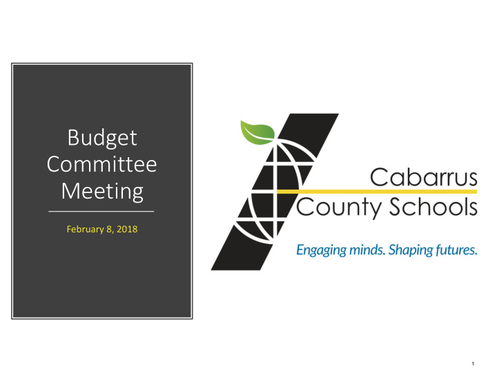 budget committee meeting