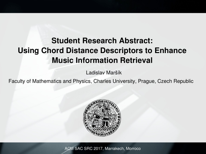 student research abstract using chord distance
