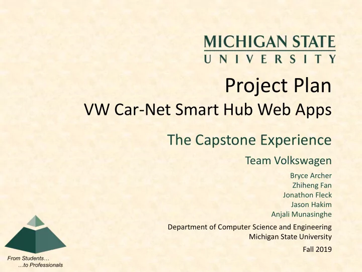 project plan