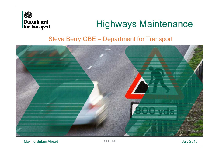 highways maintenance