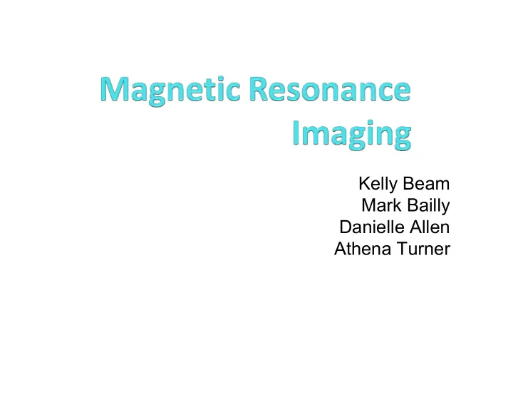 kelly beam mark bailly danielle allen athena turner
