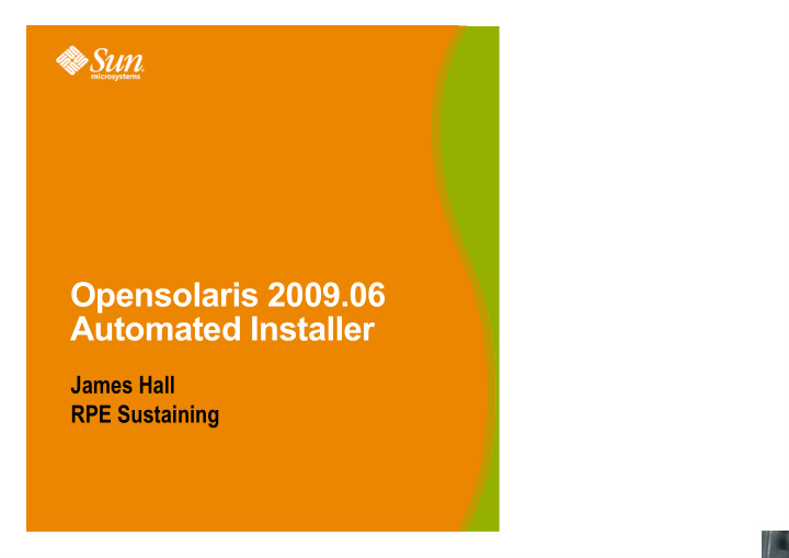 opensolaris 2009 06 automated installer