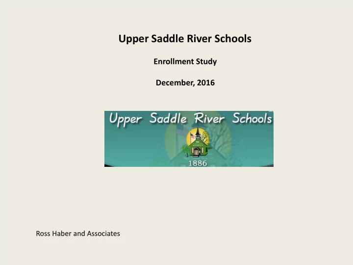 upper saddle river schools