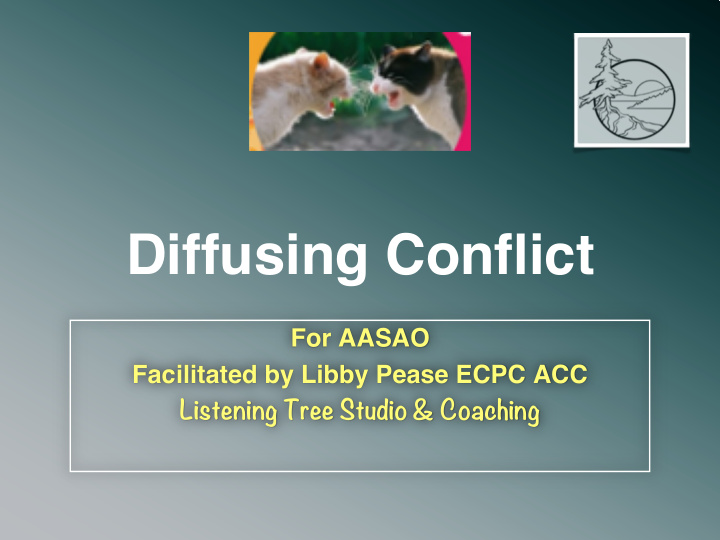 diffusing conflict