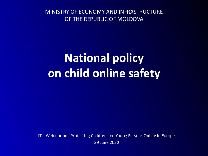 on child online safety
