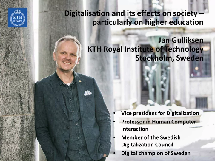digitalisation and its effects on society particularly on