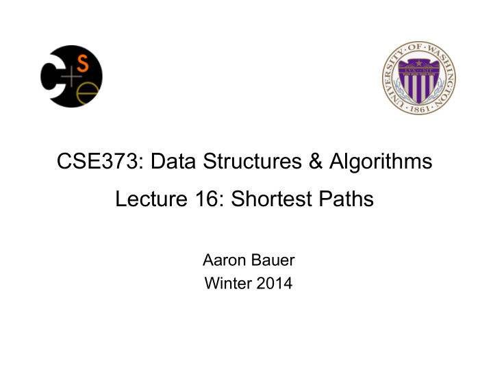 cse373 data structures algorithms