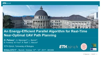 An Energy-Efficient Parallel Algorithm for Real-Time  Near-Optimal UAV Path Planning D. Palossi a ,