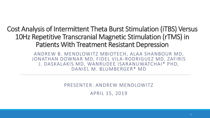 10hz repetitive transcranial magnetic stimulation rtms in