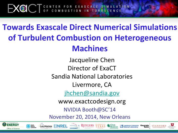 of turbulent combustion on heterogeneous