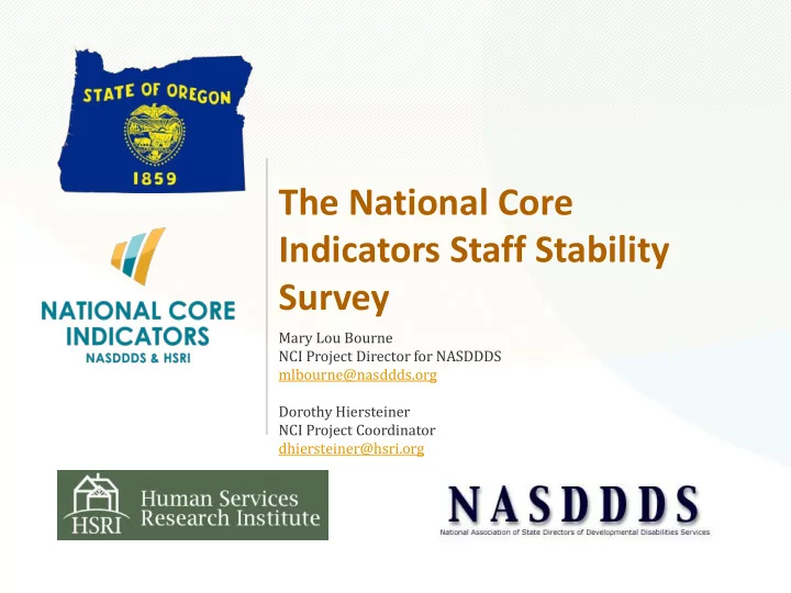 indicators staff stability