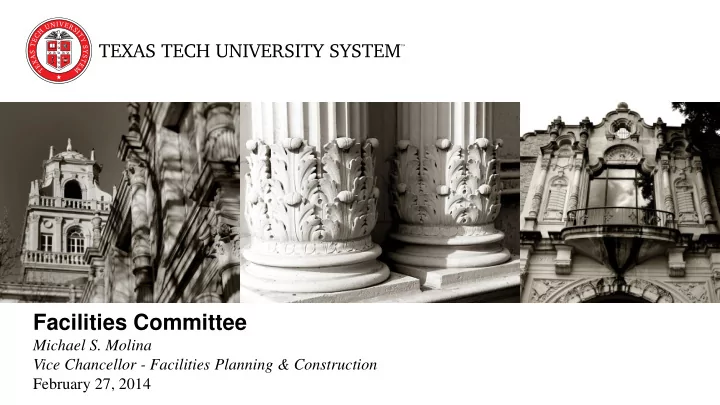 facilities committee