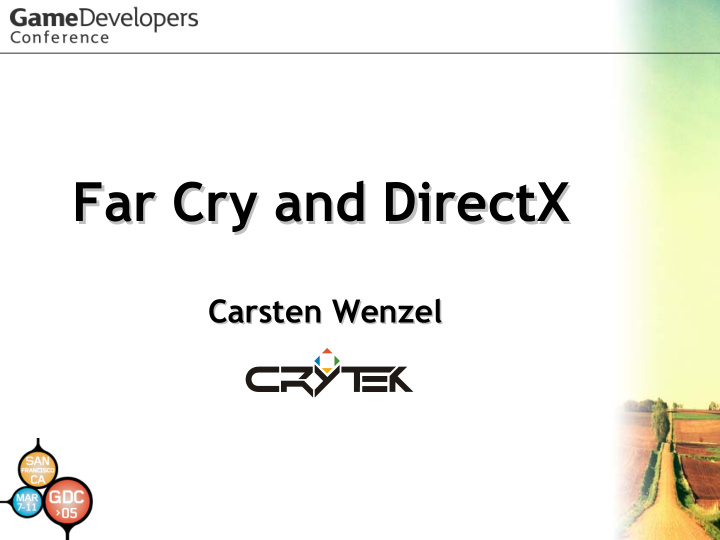 far cry and directx far cry and directx