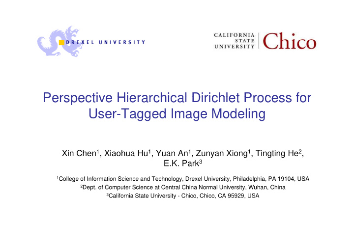 perspective hierarchical dirichlet process for