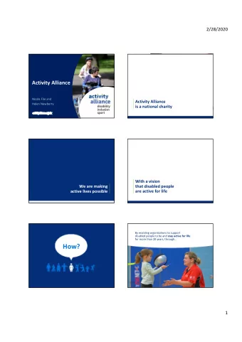 How?  1  2/28/2020  By enabling organisations to support  By enabling organisations to support