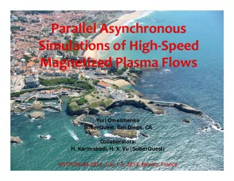 ASTRONUM-2013, July 1-5, 2013, Biarritz, France  1  2  3    Bowshock/foreshock physics