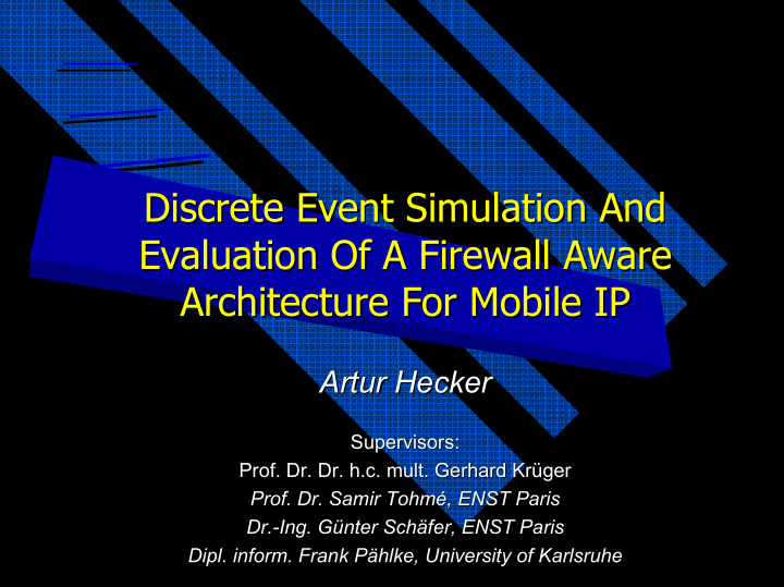 discrete event simulation and discrete event simulation