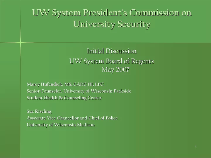 uw system president s commission on uw system president s