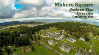 Makers Square  1  PDAs Operations  First five years: focus on hospitality services to