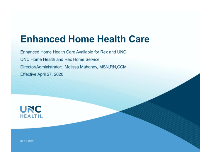 enhanced home health care