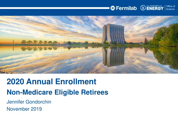 2020 annual enrollment