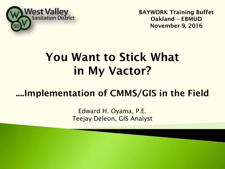 you want to stick what in my vactor