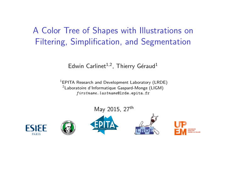 a color tree of shapes with illustrations on filtering
