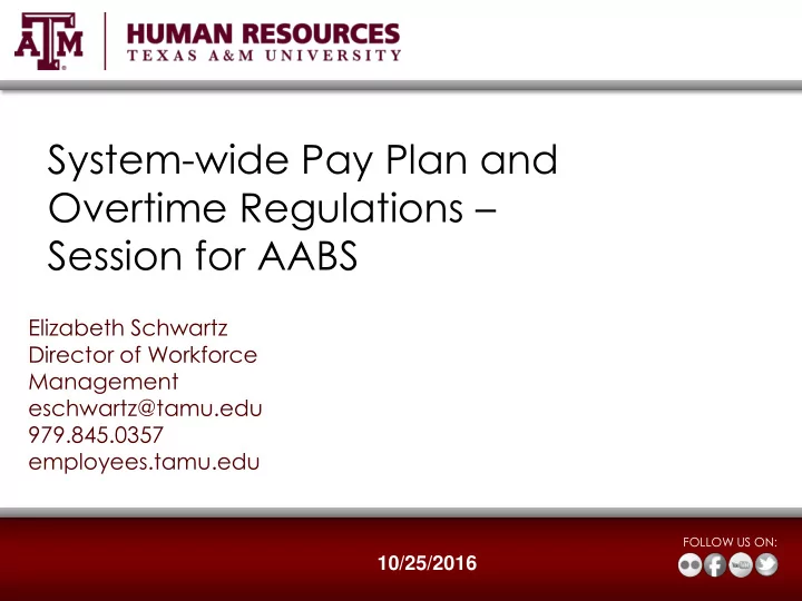 system wide pay plan and