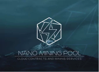 NANO MINING POOL  CLOUD CONTRACTS AND MINING SERVICES  OUR PRODUCTS  Cloud cards are mining cards