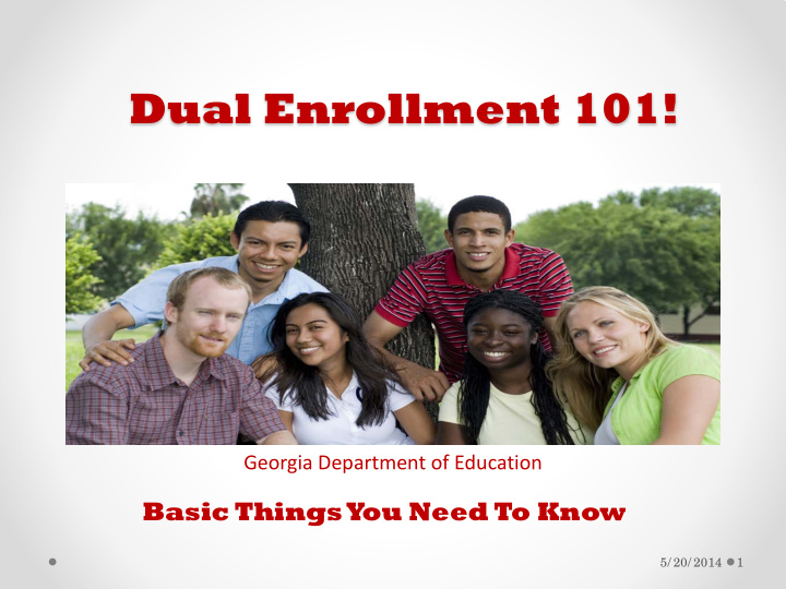 dual enrollment 101