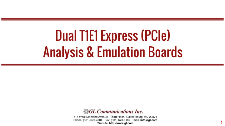 dual t1e1 express pcie